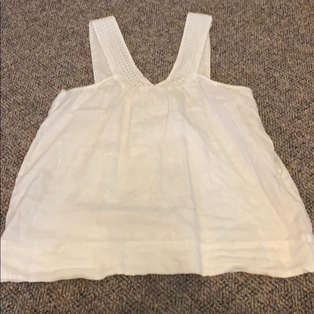 J crew linen tank